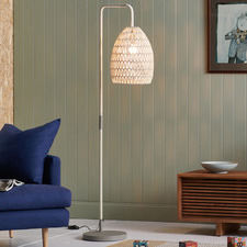 Natural Lyla Woven Rope Floor Lamp