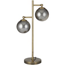 Milton Glass Table Lamps (Set of 2)