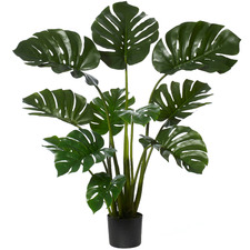 122cm Potted Faux Monstera Plant