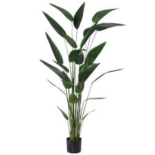 180cm Dark Green Potted Faux Sky Bird Plant