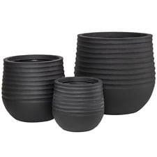 3 Piece Ryker Stonelite Planter Set