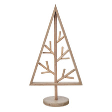 Figur Pine Wood Tree Ornament