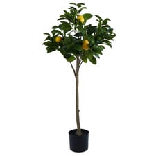 120cm Potted Faux Lemon Tree