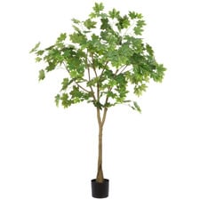 150cm Potted Faux Maple Tree
