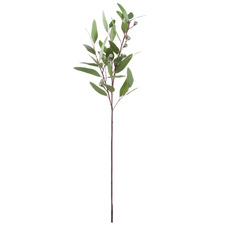 74cm Faux Eucalyptus Gumnut Spray