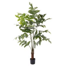 120cm Potted Faux Caryota Palm Tree