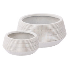 2 Piece Rolly Bowl Planter Set