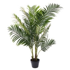 140cm Potted Faux Areca Palm Plant