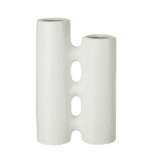 White Ruslan Ceramic Vessel