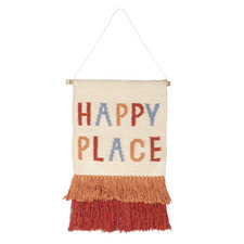Happy Place Cotton Wall Hanging