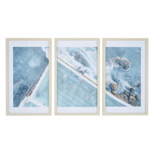 Ocean View Wall Art Triptych