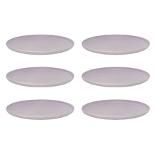 Lilac Hue 20cm Stoneware Side Plates (Set of 6)