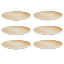 Cream & Caramel Kanoko 20cm Stoneware Side Plates (Set of 6)