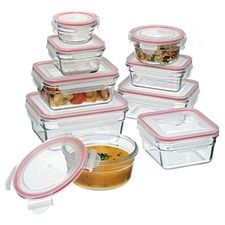 Set of 9 Oven Safe Glass Containers