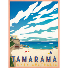 Vintage Tamarama Canvas Wall Art