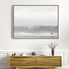 Morning Paddle Canvas Wall Art