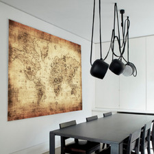 Vintage Map Canvas Wall Art