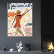 Mademoiselle Canvas Wall Art