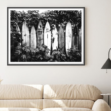 90's Quiver Framed Paper Print Wall Art