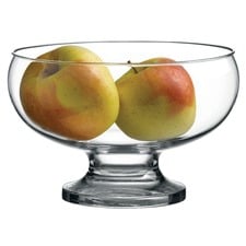 Contemporary Footed Glass Bowl