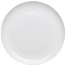 White Canvas 21cm Coupe Side Plates (Set of 12)