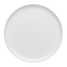 White Canvas 27.5cm Coupe Dinner Plates (Set of 12)