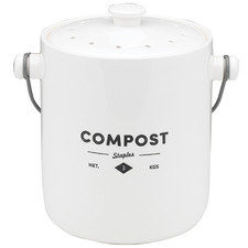 Staples Foundry Porcelain Compost Bin