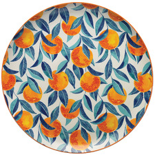 Ecology Punch Orange 36cm Round Stoneware Platter