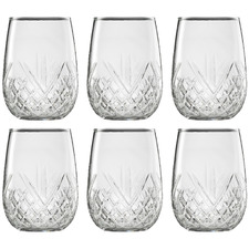 Carmen 490ml Stemless Wine Glasses (Set of 6)