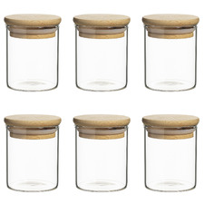 Ecology Pantry 140ml Glass Spice Jars (Set of 6)