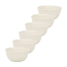 Cream Ottawa Calico 15.5cm Stoneware Serving Bowls (Set of 12)