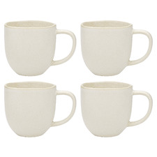 Linen Ecology Dwell 340ml Stoneware Mugs (Set of 4)