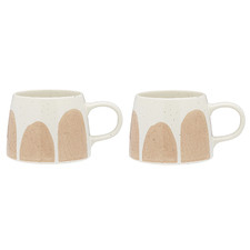 Blush Nomad 480ml Stoneware Soup Mugs (Set of 2)