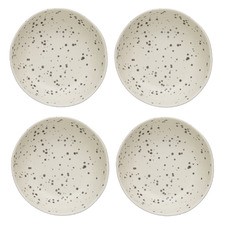 Polka Speckle 15.5cm Stoneware Cereal Bowls (Set of 4)