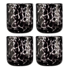 Black Samara 250ml Tumblers (Set of 4)