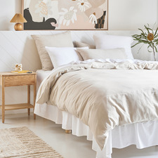 Stone Dream Linen-Blend Quilt Cover
