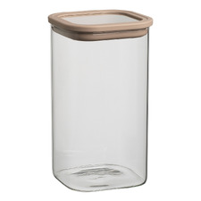 Store Square Glass Canister (Set of 2)