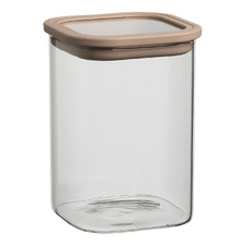 Store Square Glass Canister (Set of 2)