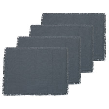Fray Cotton Placemats (Set of 4)