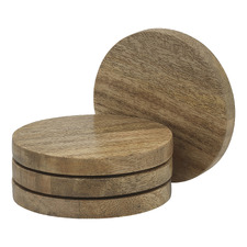 Drift 10cm Mango Wood Coasters (Set of 4)