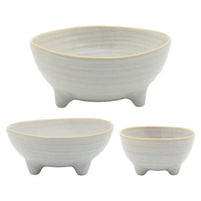 3 Piece Ottawa Stoneware Nesting Bowl Set
