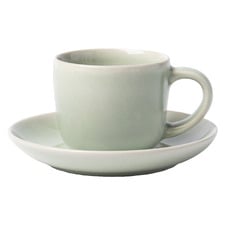 Element 120ml Stoneware Espresso Cups & Saucers (Set of 12)