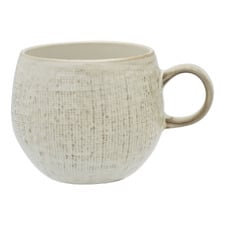 Linen 330ml Stoneware Mugs (Set of 12)