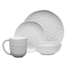 16 Piece Speckle Dinner Plate, Bowl & Mug Set