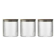 Infuse 650ml Glass Canisters (Set of 3)