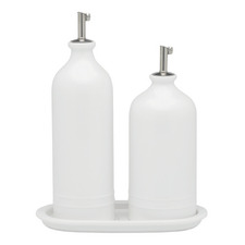 3 Piece Signature Oil & Vinegar Dispenser Set