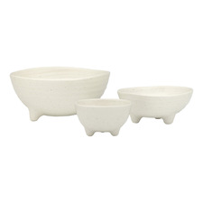 3 Piece Ottawa Stoneware Nesting Bowl Set