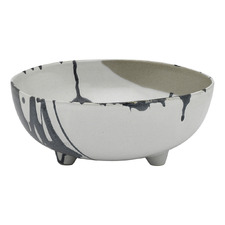 Nest 25cm Stoneware Footed Bowl