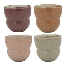 4 Piece Galet 90ml Espresso Cup Set