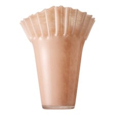 Tousle Fluted Soda Lime Glass Vase